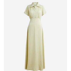 J. Crew Light Yellow Maxi Dress